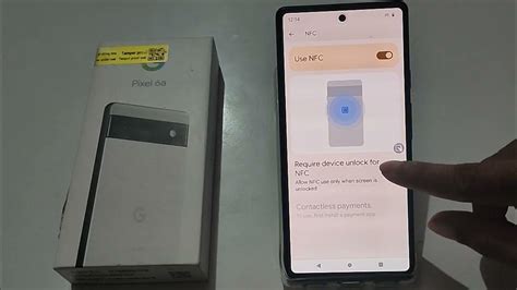 Google Pixel nfc settings